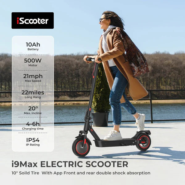iScooter Refurbished i9Max Foldable Electric Scooter 500W - Excellent Condition iScooter Refurbished i9Max Foldable Electric Scooter 500W - Excellent Condition