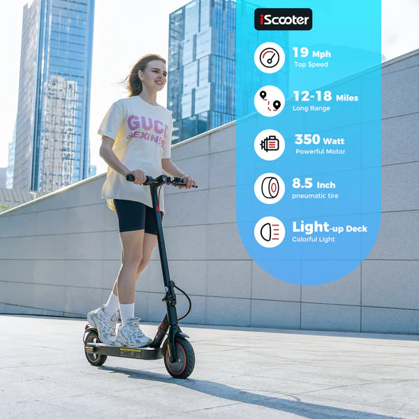 iScooter i9L 350W Foldable Commuting Electric Scooter iScooter i9L 350W Foldable Commuting Electric Scooter