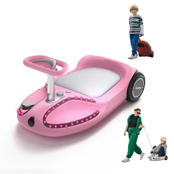 iScooter TC3 Electric Wiggle Car 4 in 1 Ride on Toy 3 Speed Modes For Ages 3+ with Lithium Rechargeable Battery&Pull Rope iScooter TC3 Electric Wiggle Car 4 in 1 Ride on Toy 3 Speed Modes For Ages 3+ with Lithium Rechargeable Battery&Pull Rope