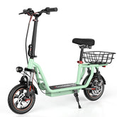 iScooter i12 500W Electric Scooter With Seat & Carry Basket
