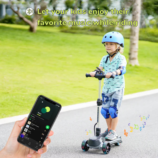 iScooter iK2 3-Wheel Electric Scooter Adjustable Height for Kids Ages 3-8 Unique Gift iScooter iK2 3-Wheel Electric Scooter Adjustable Height for Kids Ages 3-8 Unique Gift