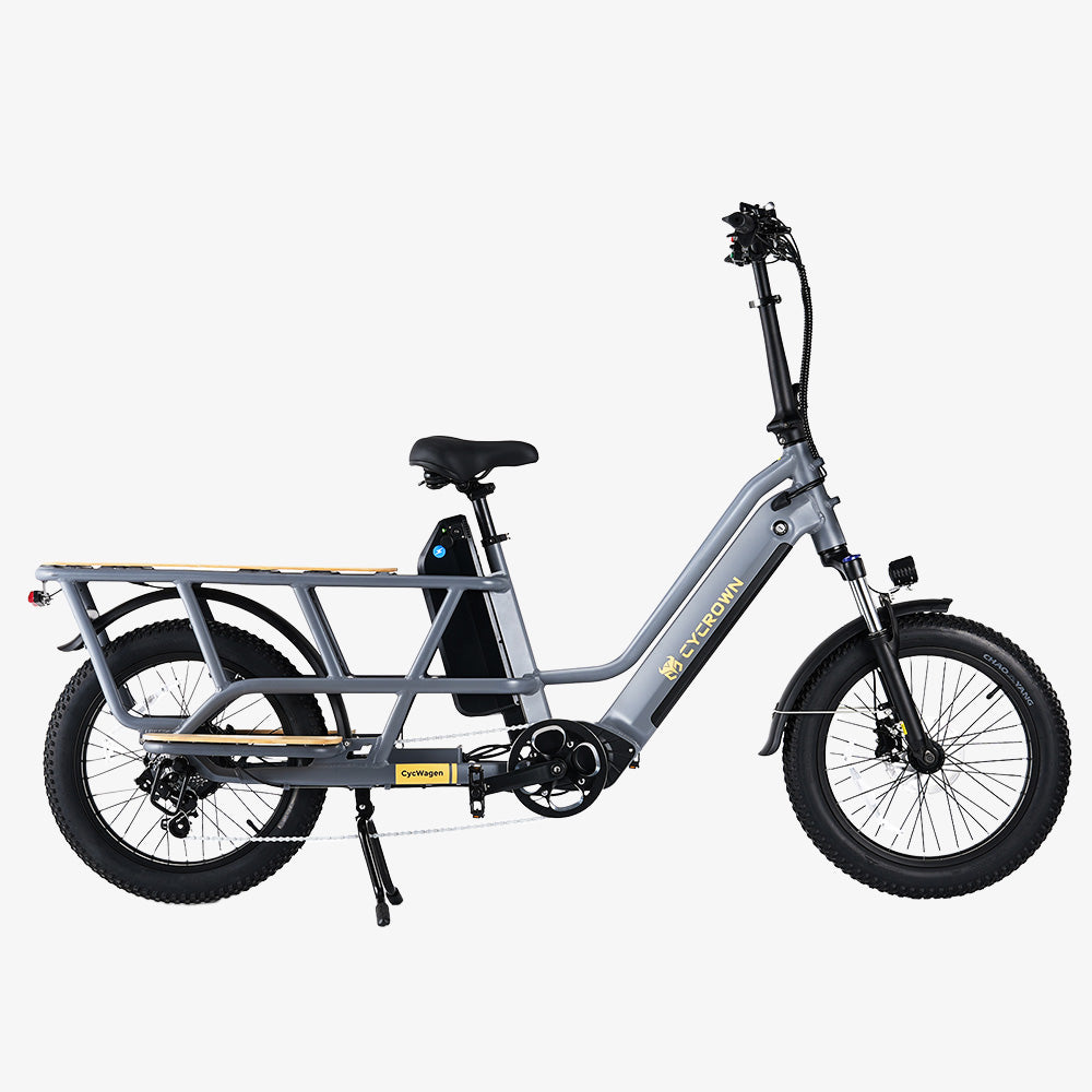 Cycrown CycWagen Dual Battery Longtail Cargo Ebike Cycrown CycWagen Dual Battery Longtail Cargo Ebike
