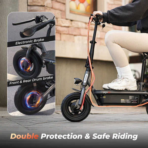 iScooter F3 1000W Motor Electric Scooter with Seat iScooter F3 1000W Motor Electric Scooter with Seat