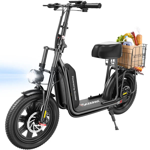 iScooter F7 Electric Scooter 1000W with Seat 28 MPH & 45 Miles iScooter F7 Electric Scooter 1000W with Seat 28 MPH & 45 Miles