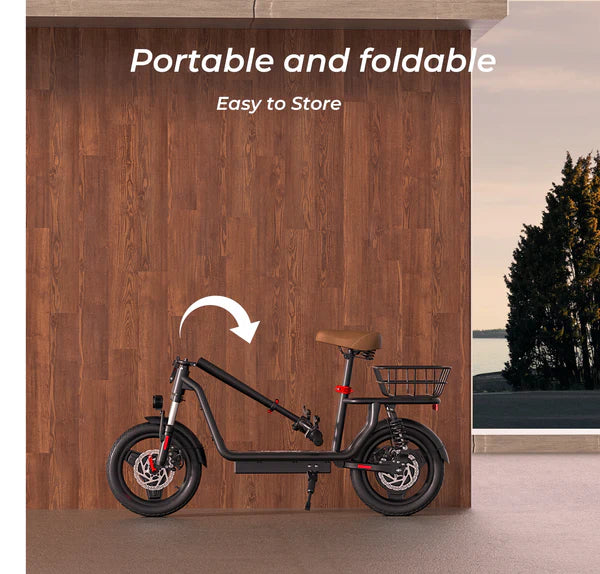 iScooter i14 800W Electric Scooter with Seat & Basket for Adults iScooter i14 800W Electric Scooter with Seat & Basket for Adults