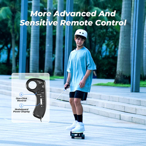 isinwheel V6 Pro Electric Skateboard with Pedal Lights & Remote Control isinwheel V6 Pro Electric Skateboard with Pedal Lights & Remote Control