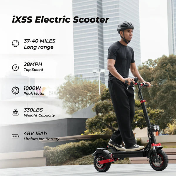 iScooter iX5S Electric Scooter 11" Off-Road Tires iScooter iX5S Electric Scooter 11" Off-Road Tires