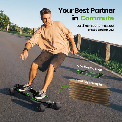 isinwheel V8 Electric Skateboard with Portable Removable Battery & Remote Control isinwheel V8 Electric Skateboard with Portable Removable Battery & Remote Control