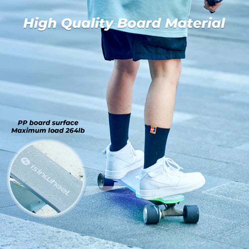 isinwheel V6 Pro Electric Skateboard with Pedal Lights & Remote Control isinwheel V6 Pro Electric Skateboard with Pedal Lights & Remote Control