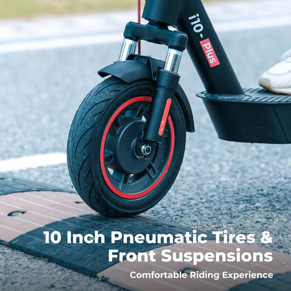iScooter i10Plus 800W Motor E Scooter Foldable with 10" Pneumatic Tires iScooter i10Plus 800W Motor E Scooter Foldable with 10" Pneumatic Tires