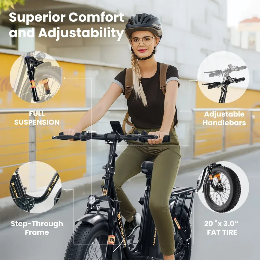 Cycrown CycFree 120KM Long Range Electric Bike Cycrown CycFree 120KM Long Range Electric Bike