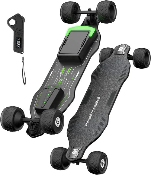 isinwheel V8 Electric Skateboard with Portable Removable Battery & Remote Control isinwheel V8 Electric Skateboard with Portable Removable Battery & Remote Control