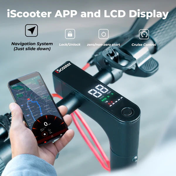 iScooter i10Plus 800W Motor E Scooter Foldable with 10" Pneumatic Tires iScooter i10Plus 800W Motor E Scooter Foldable with 10" Pneumatic Tires