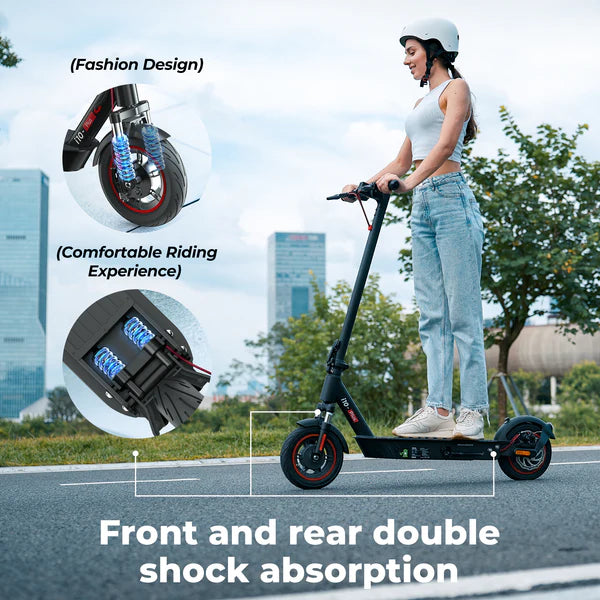 iScooter i10Plus 800W Motor E Scooter Foldable with 10" Pneumatic Tires iScooter i10Plus 800W Motor E Scooter Foldable with 10" Pneumatic Tires