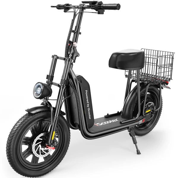 iScooter F7 Electric Scooter 1000W with Seat 28 MPH & 45 Miles iScooter F7 Electric Scooter 1000W with Seat 28 MPH & 45 Miles