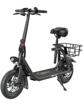 Gyroor C1 Electric Scooter With Seat & Carry Basket