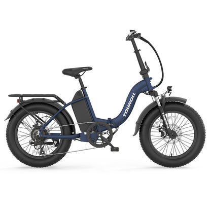 s2 electric bicycle Touroll S2 Folding Fat Tire Electric Bike