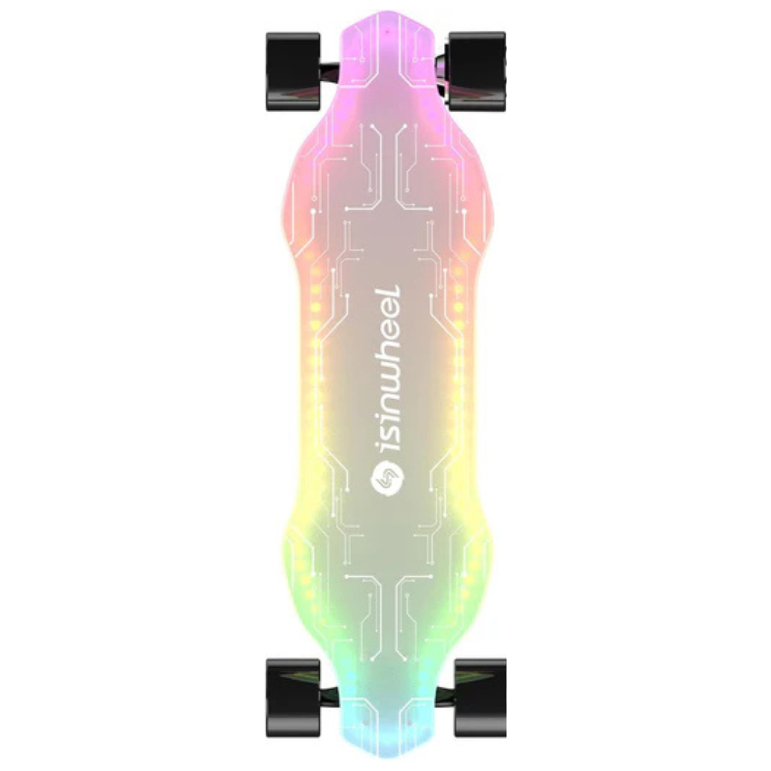 isinwheel V6 Pro Electric Skateboard with Pedal Lights & Remote Control isinwheel V6 Pro Electric Skateboard with Pedal Lights & Remote Control