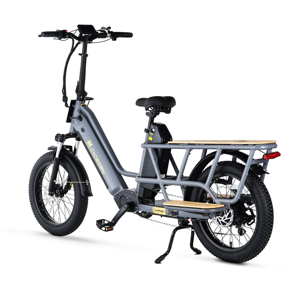Cycrown CycWagen Dual Battery Longtail Cargo Ebike Cycrown CycWagen Dual Battery Longtail Cargo Ebike