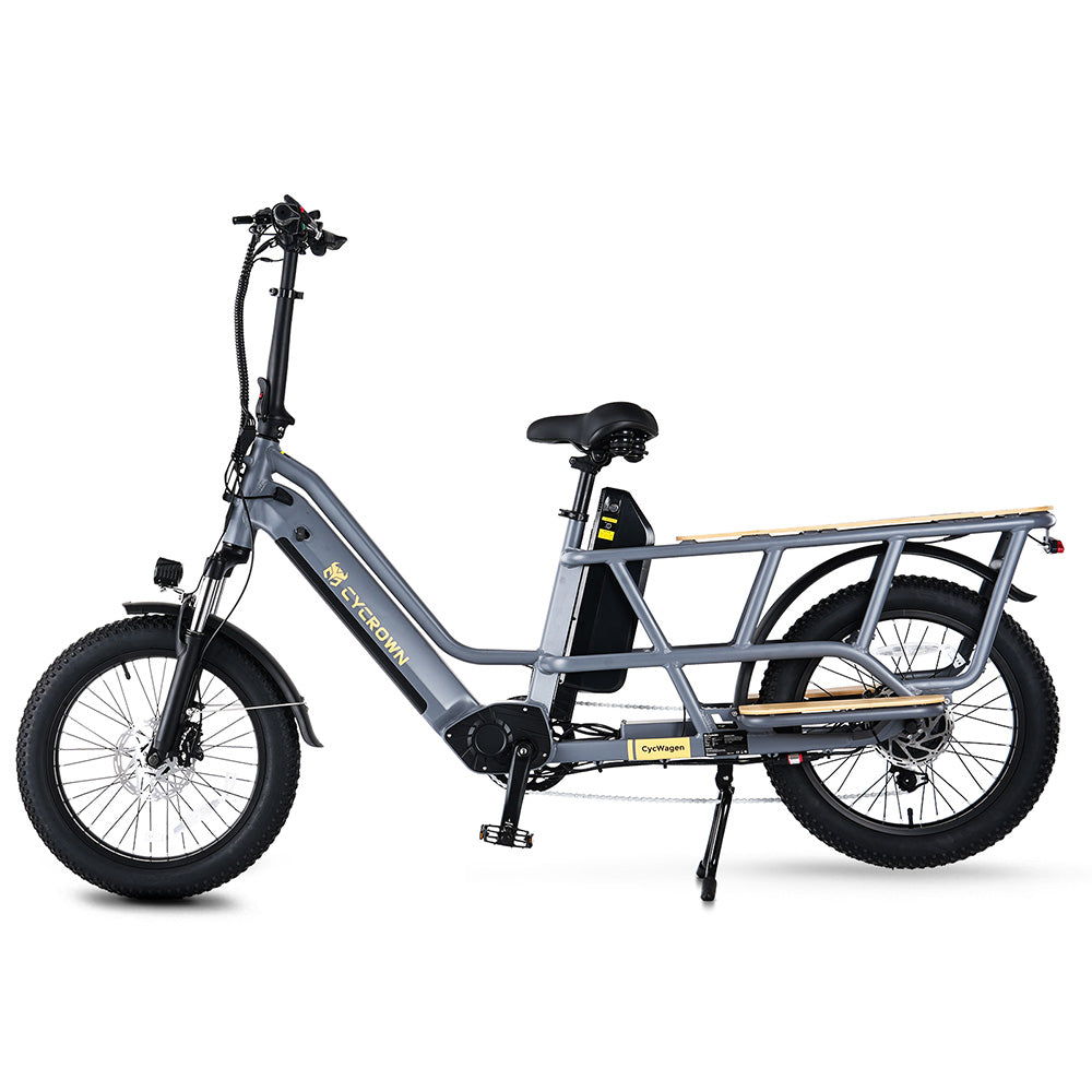 Cycrown CycWagen Dual Battery Longtail Cargo Ebike Cycrown CycWagen Dual Battery Longtail Cargo Ebike