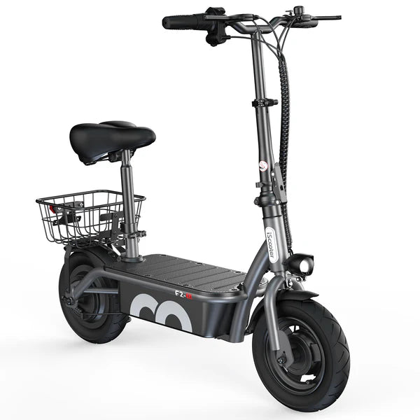 iScooter F2 Electric Scooter with Seat 10" Pneumatic Tire