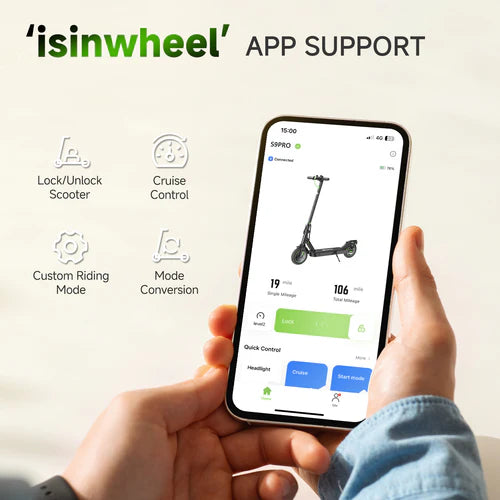 isinwheel S9Pro Pneumatic Tire Electric Scooter