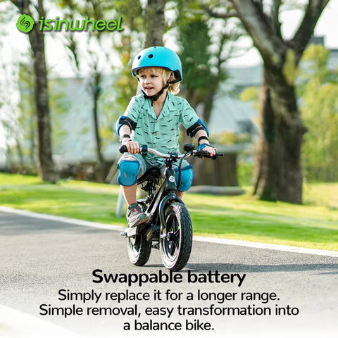 isinwheel SK12 Electric Bike for Kids