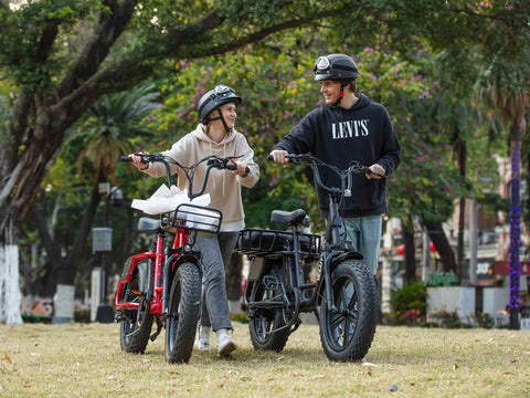 Velowave Prado S electric bike lifestyle view