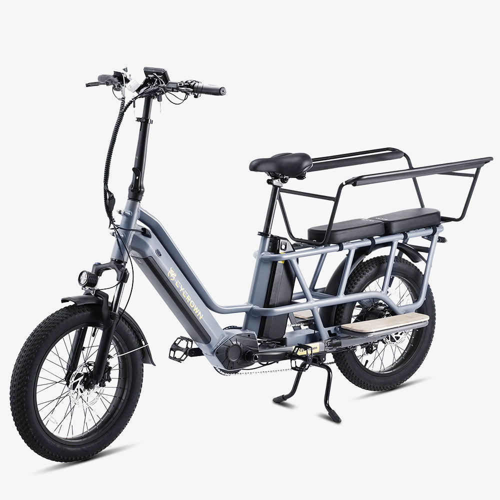 Cycrown CycWagen Dual Battery Longtail Cargo Ebike