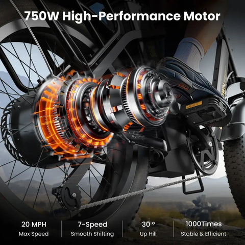 Cycrown CycFree 120KM Long Range Electric Bike