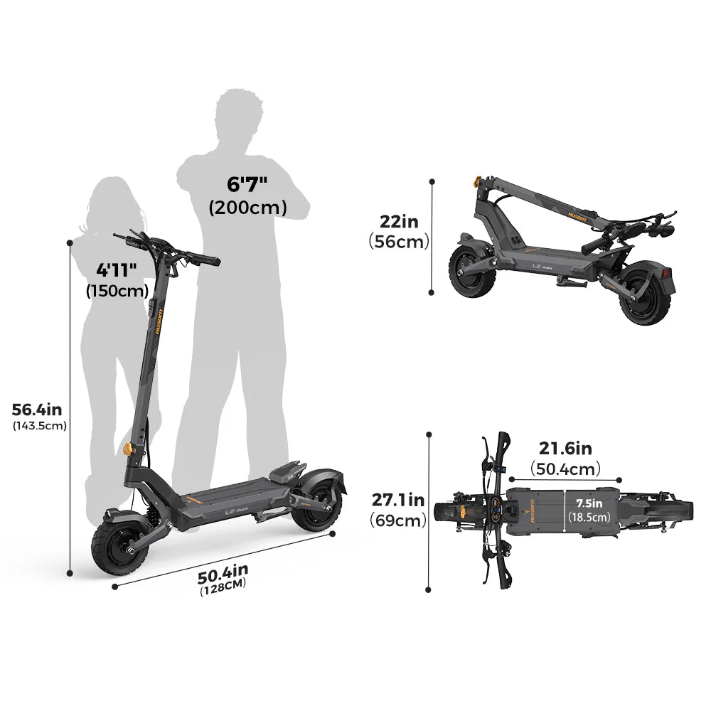 Ausom L2 Max Dual Motor E-Scooter