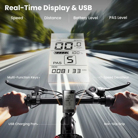 Cycrown CycFree 120KM Long Range Electric Bike