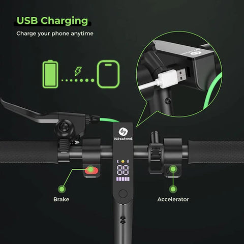isinwheel S9 Max 500W Upgraded Electric Scooter