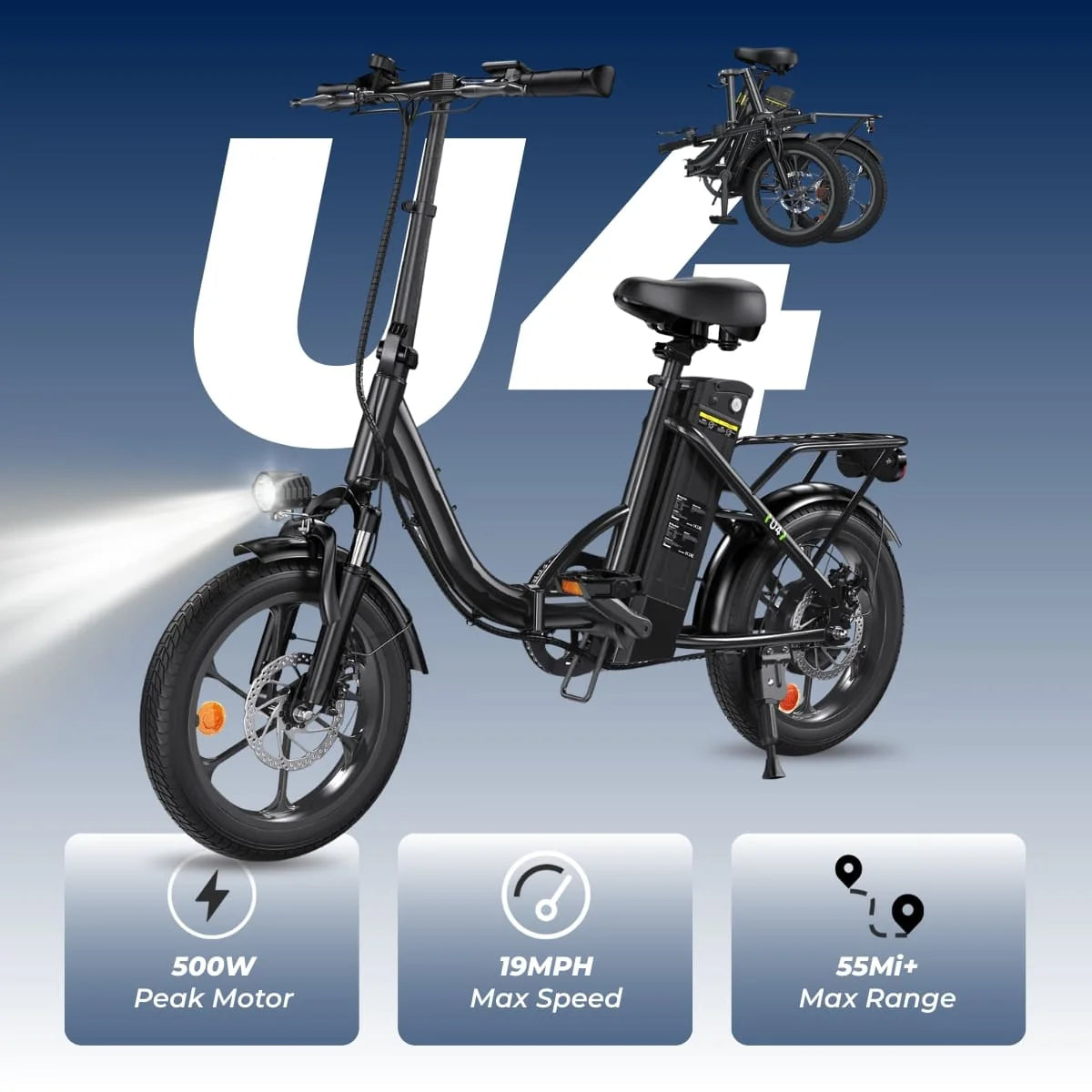 u3 urban klapp e-bike test iSinwheel U3 Foldable Electric Bike – VoltCentre