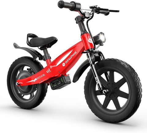 isinwheel SK14 2-in-1 Electric Bike for Kids Ages 2-6 Years Old