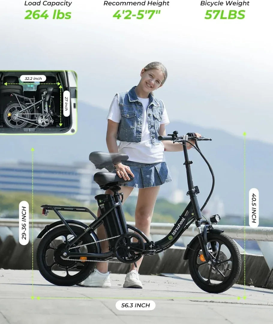 isinwheel U4 Electric Bike for Adults