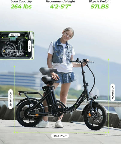 isinwheel U4 Electric Bike for Adults