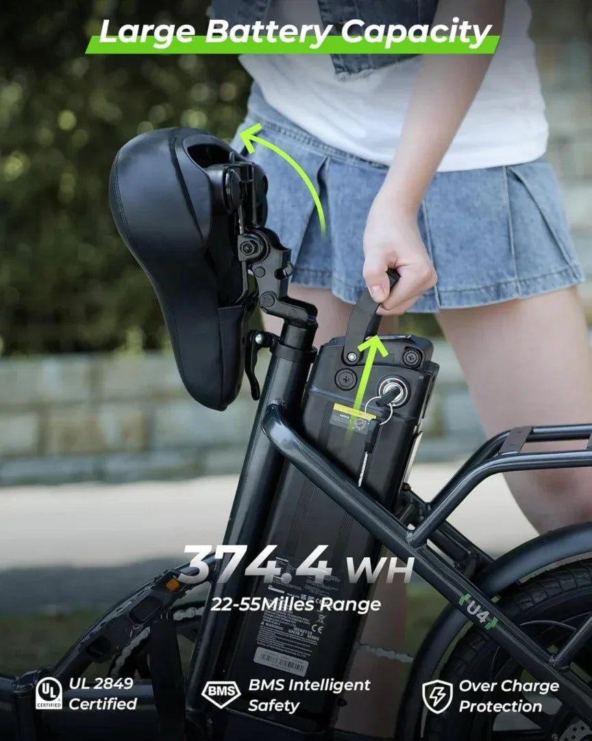 isinwheel U4 Electric Bike for Adults