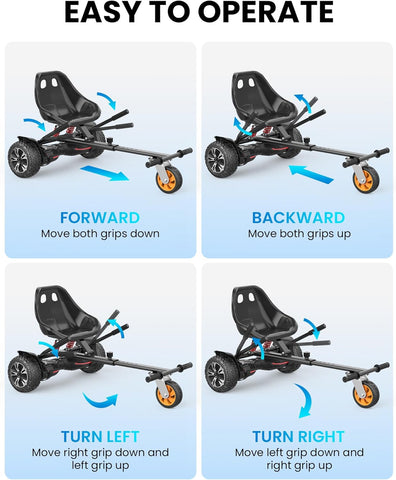 Gyroor K2 Self Balancing Scooter Seat Attachment