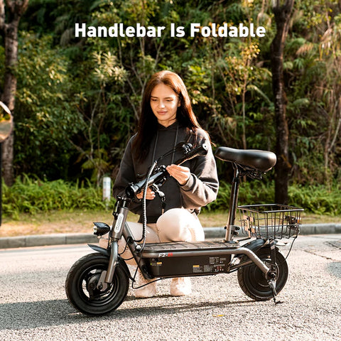 iScooter F2 Electric Scooter with Seat 10" Pneumatic Tire