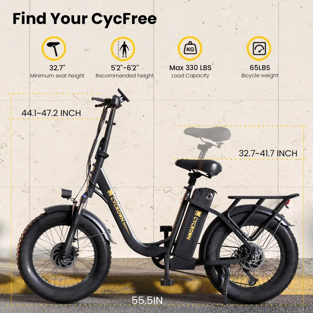 Cycrown CycFree 120KM Long Range Electric Bike