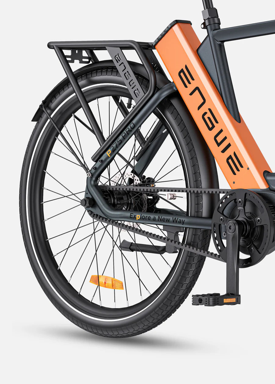 Engwe P275 Pro 250W Bafang Mid-drive Motor 65NM Torque Step Over Commuter E-Bike