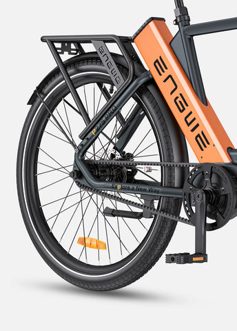Engwe P275 Pro 250W Bafang Mid-drive Motor 65NM Torque Step Over Commuter E-Bike