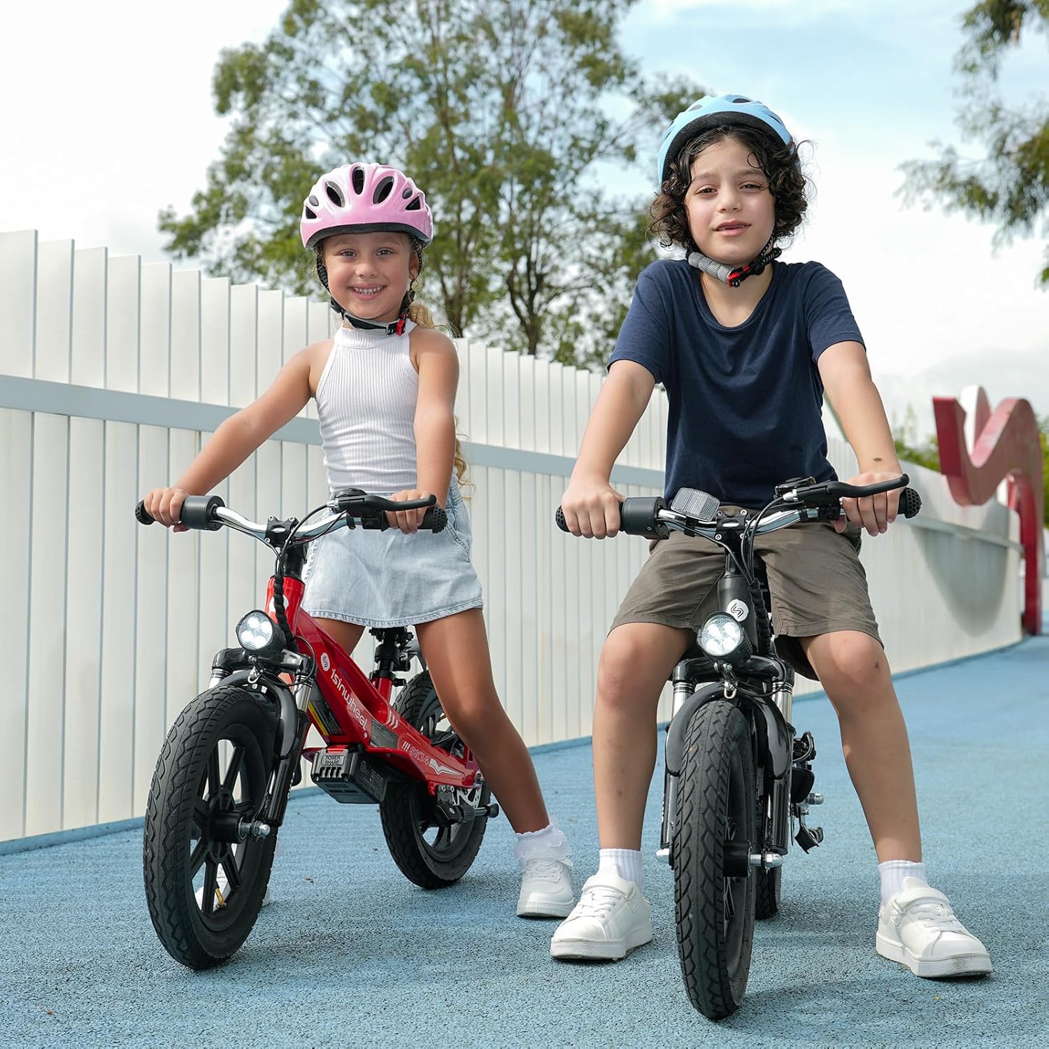 isinwheel SK14 2-in-1 Electric Bike for Kids Ages 2-6 Years Old