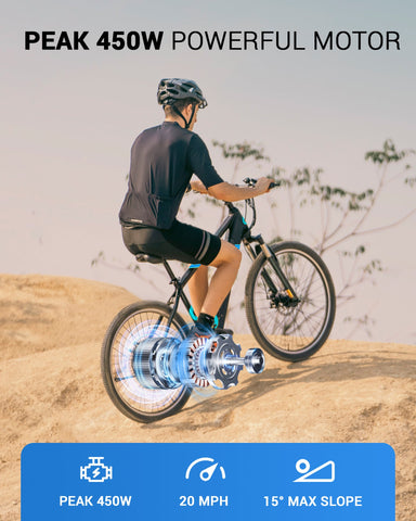 Gyroor EB263 Electric Bike with 26" Tires