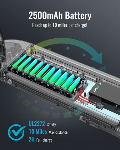 Gyroor H40 Electric Scooter for Kids with LED Display