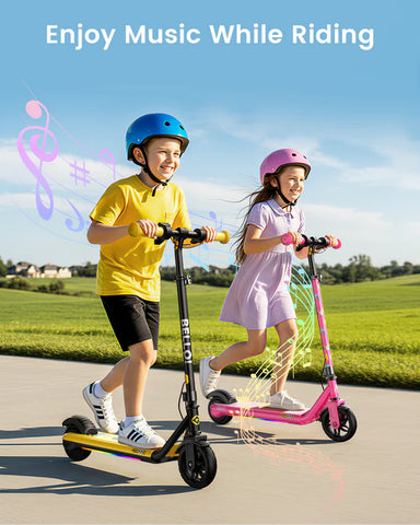 Gyroor H30 Max Minions Edition Kids Electric Scooter 180W with Adjustable Height and Speed