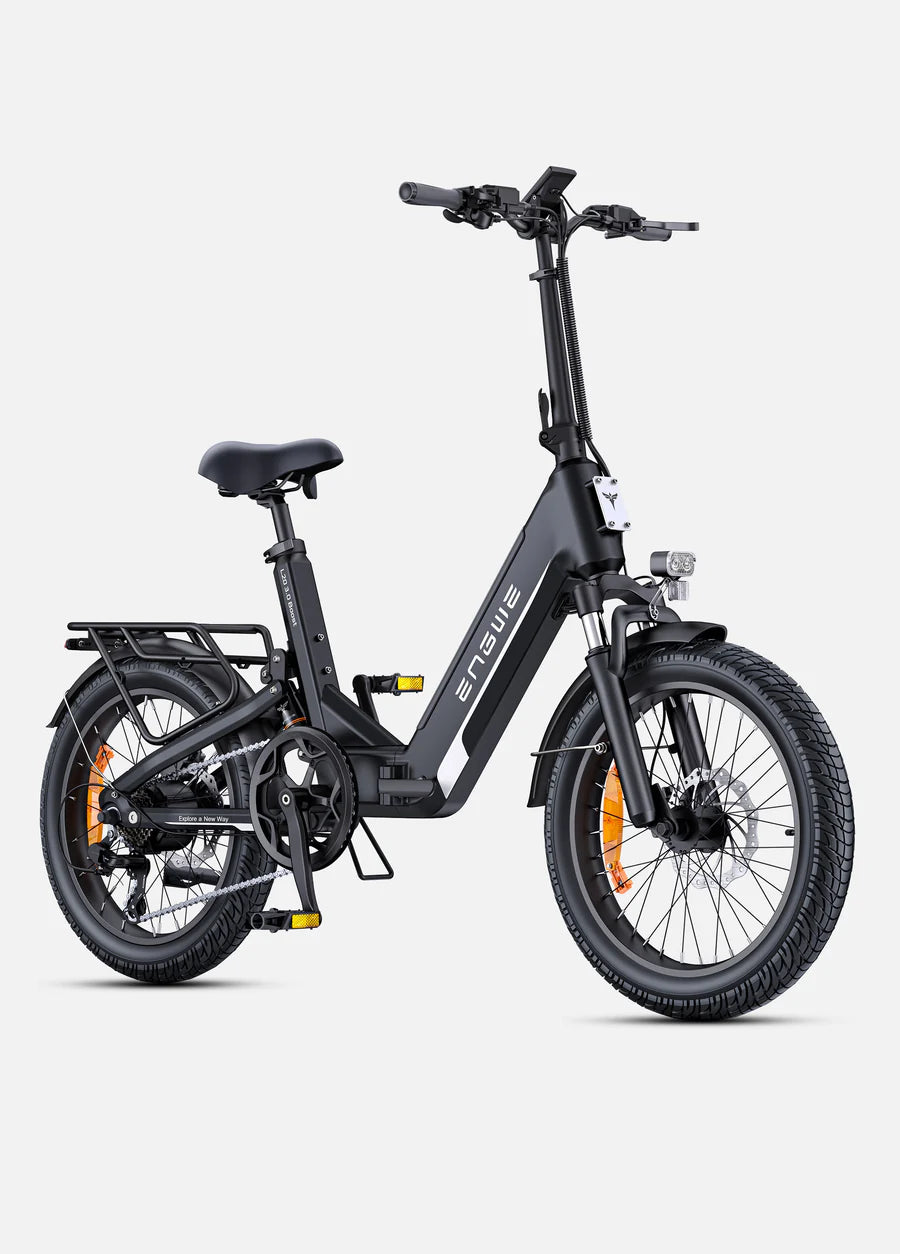 e bike trekking 75nm Engwe L20 3.0 Boost 250W 75Nm Boost Power Full Suspension Compact E-Bike