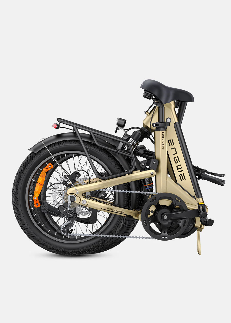 Engwe L20 3.0 Pro 250W 100Nm Mid-drive Motor Full Suspension Compact E-Bike