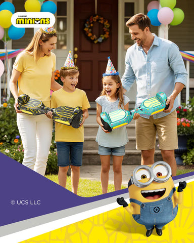 Gyroor G13 Minions Edition Off Road Hoverboard 500W with Led Lights and Bluetooth for Kids Aged 6-12